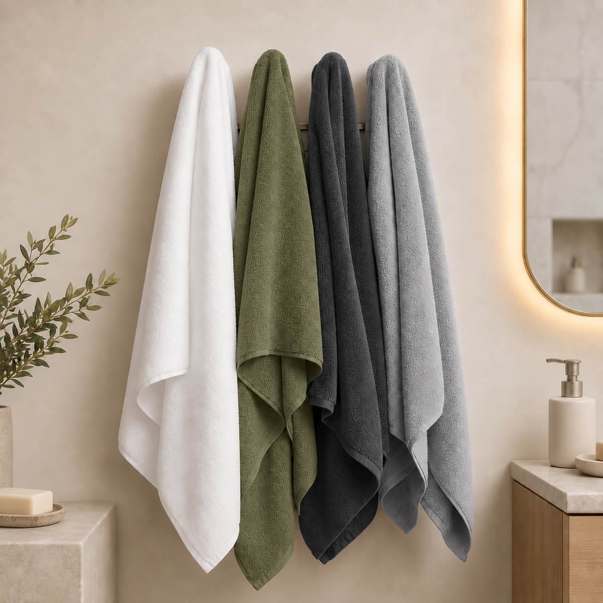 Plush Towel Set